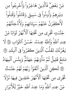 Last 10 Ayat Of Surah Al Imran (3)