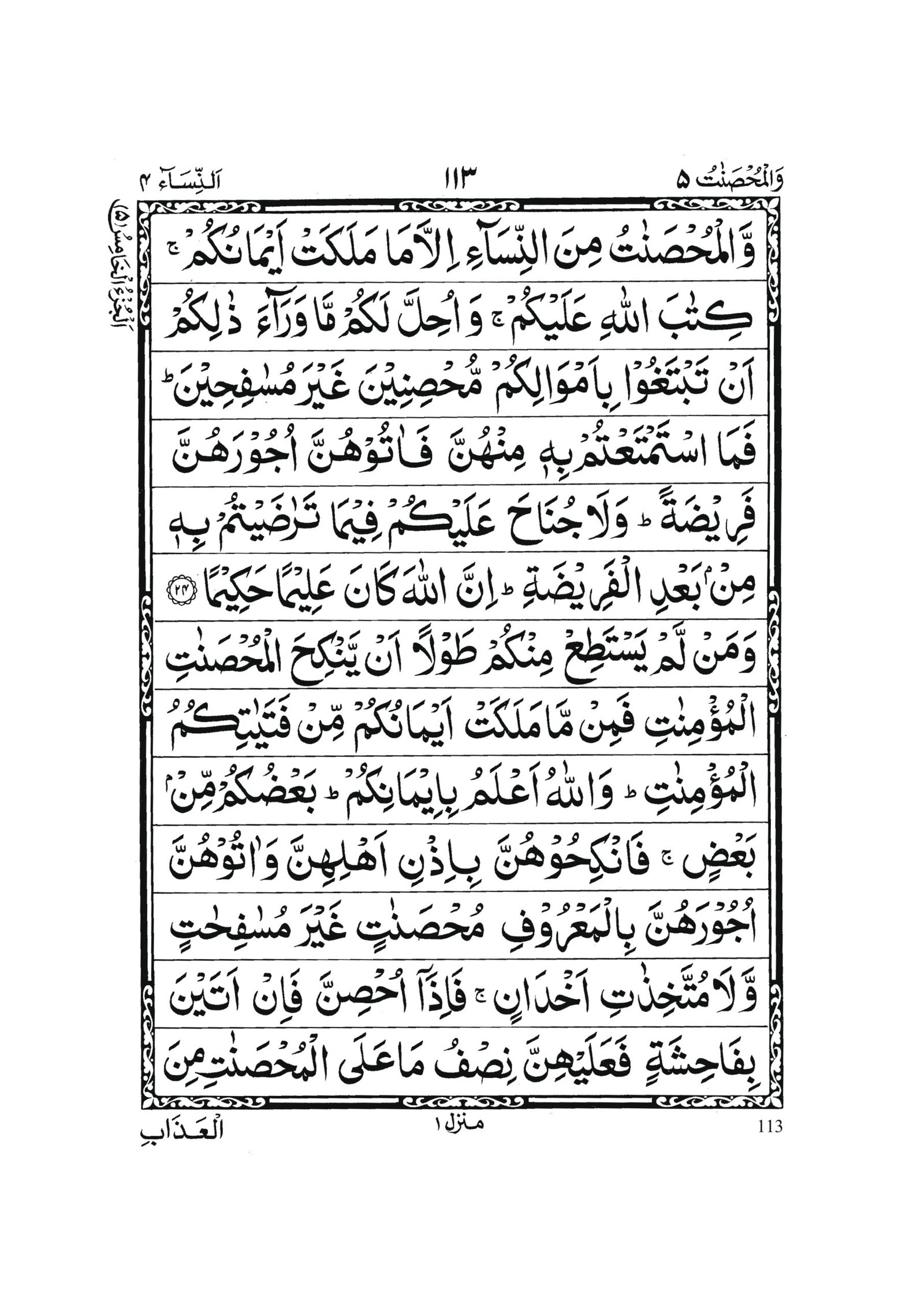 Surah An-Nisa in Quran 0112