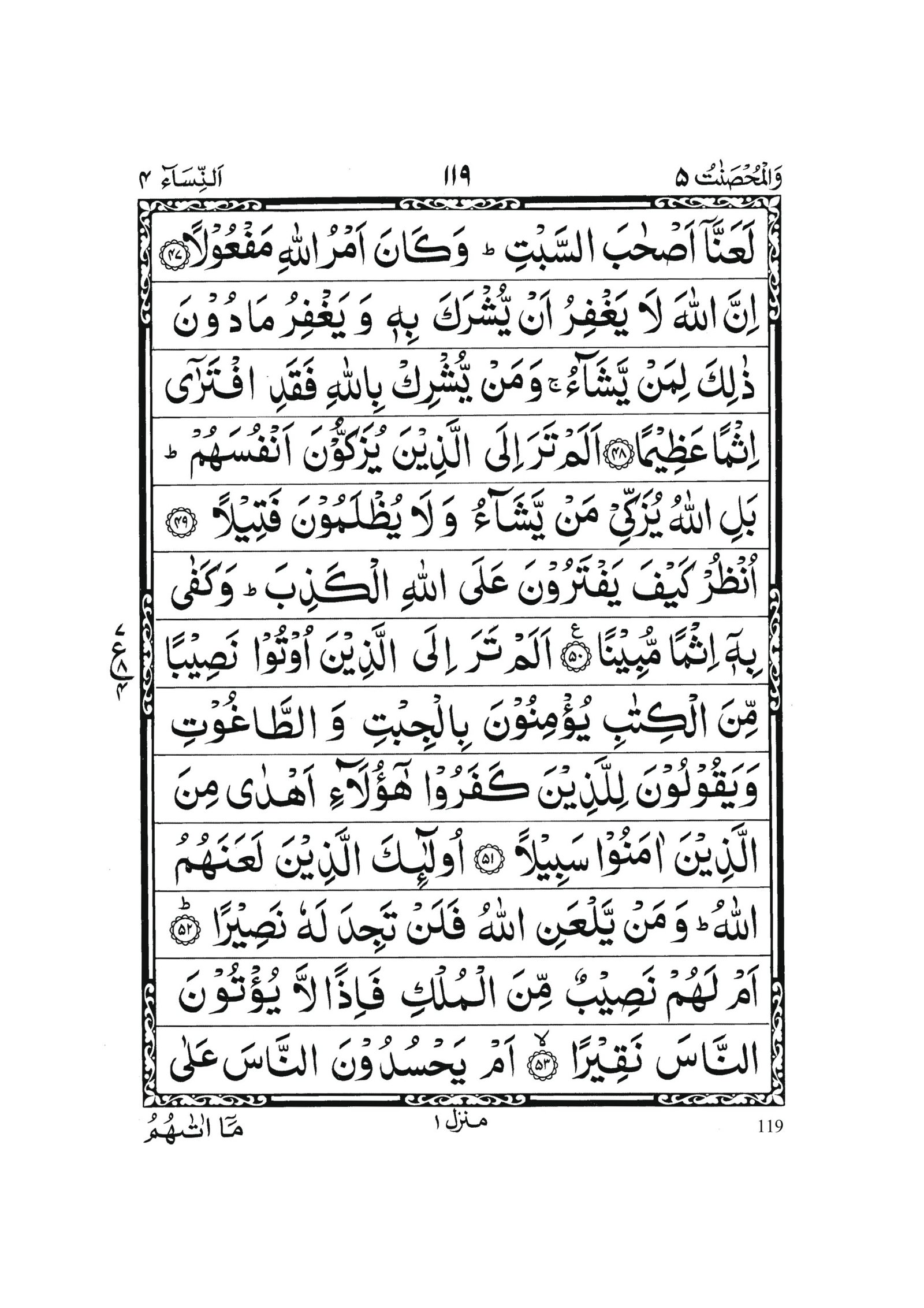 Surah An-Nisa in Quran 0118