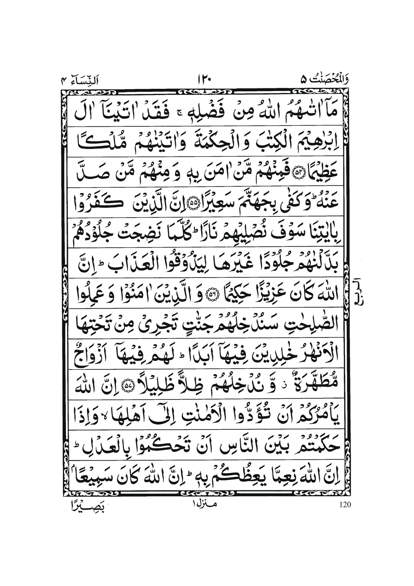 Surah An-Nisa in Quran 0119