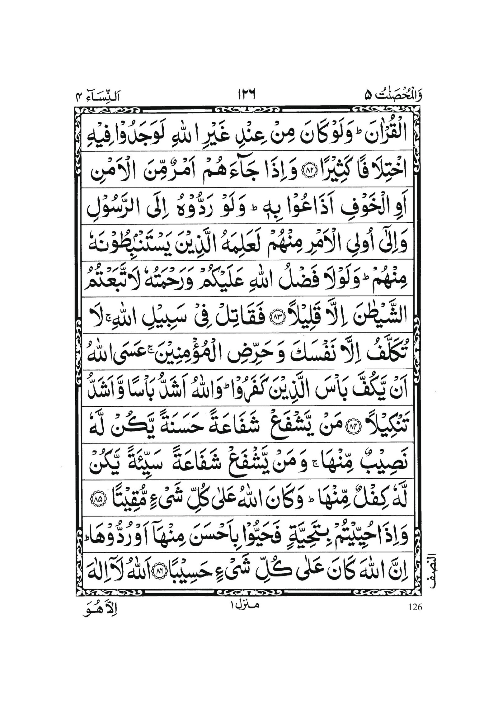 Surah An-Nisa in Quran 0125