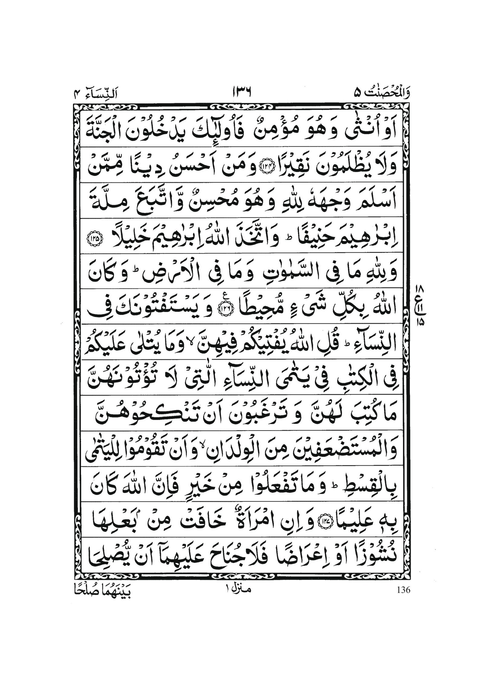 Surah An-Nisa in Quran 0135