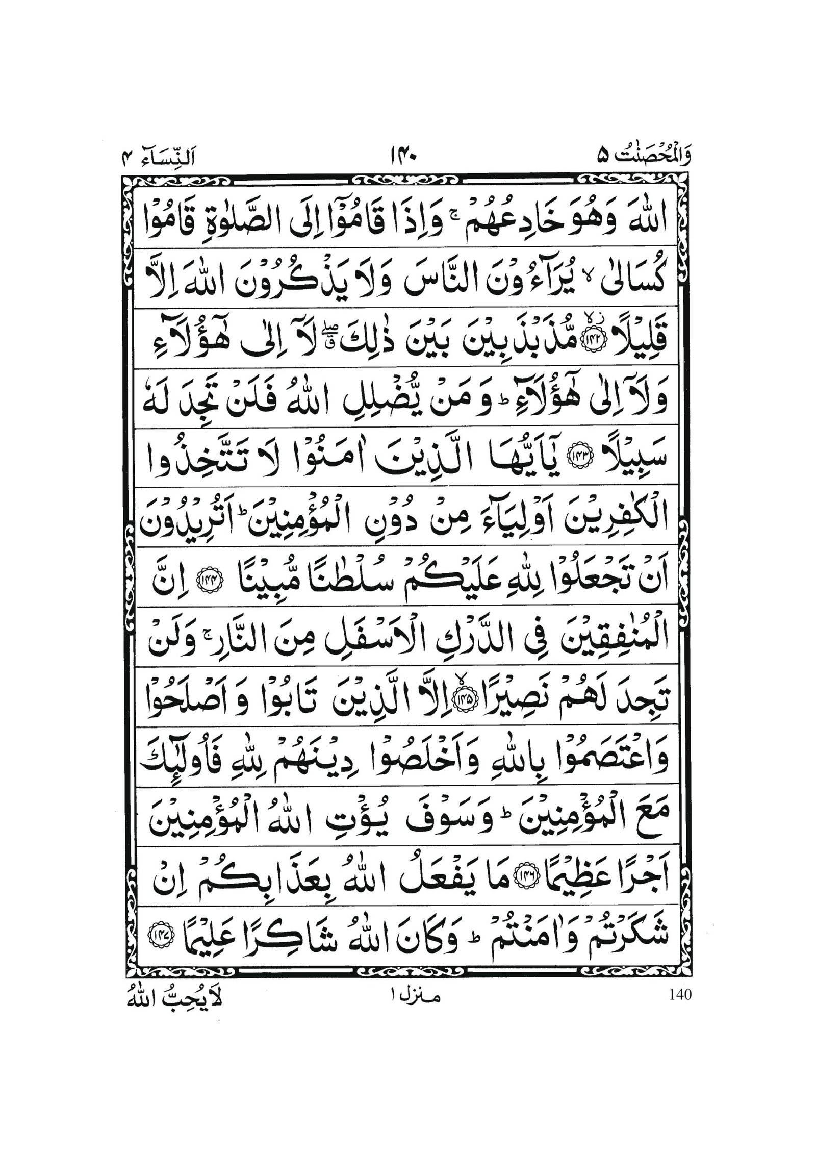 Surah An-Nisa in Quran 0139