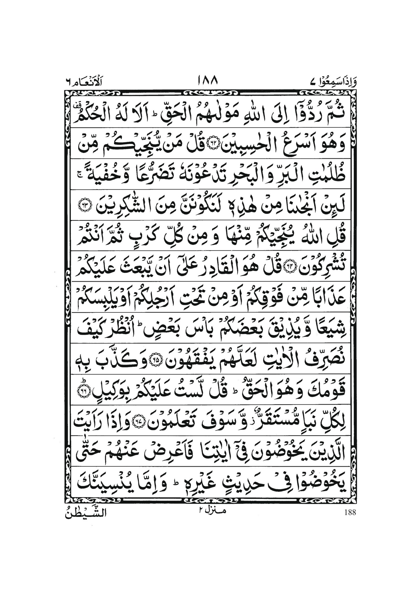 Surah Al Anam in Quran 0187 