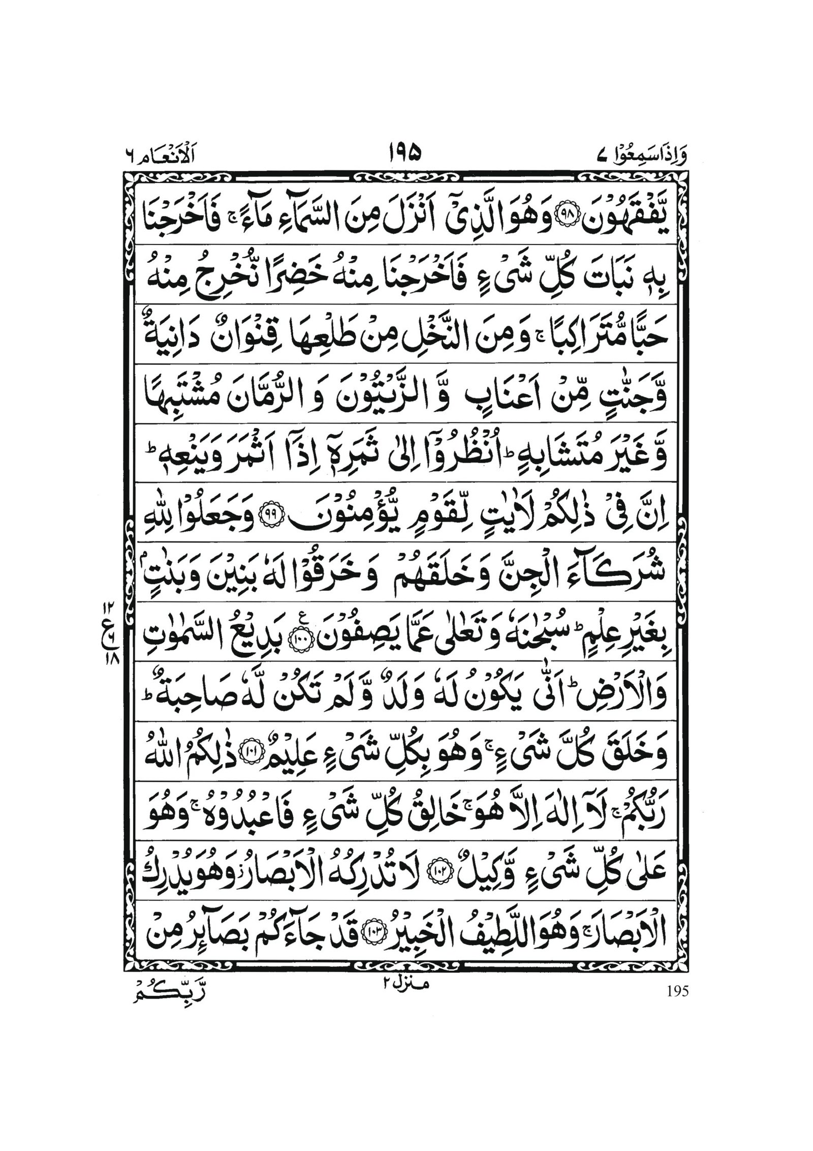 Surah Al Anam in Quran 0194 