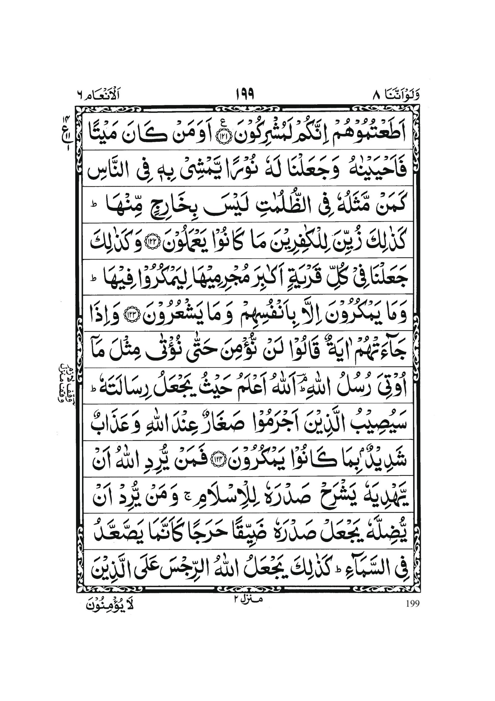 Surah Al Anam in Quran 0198 