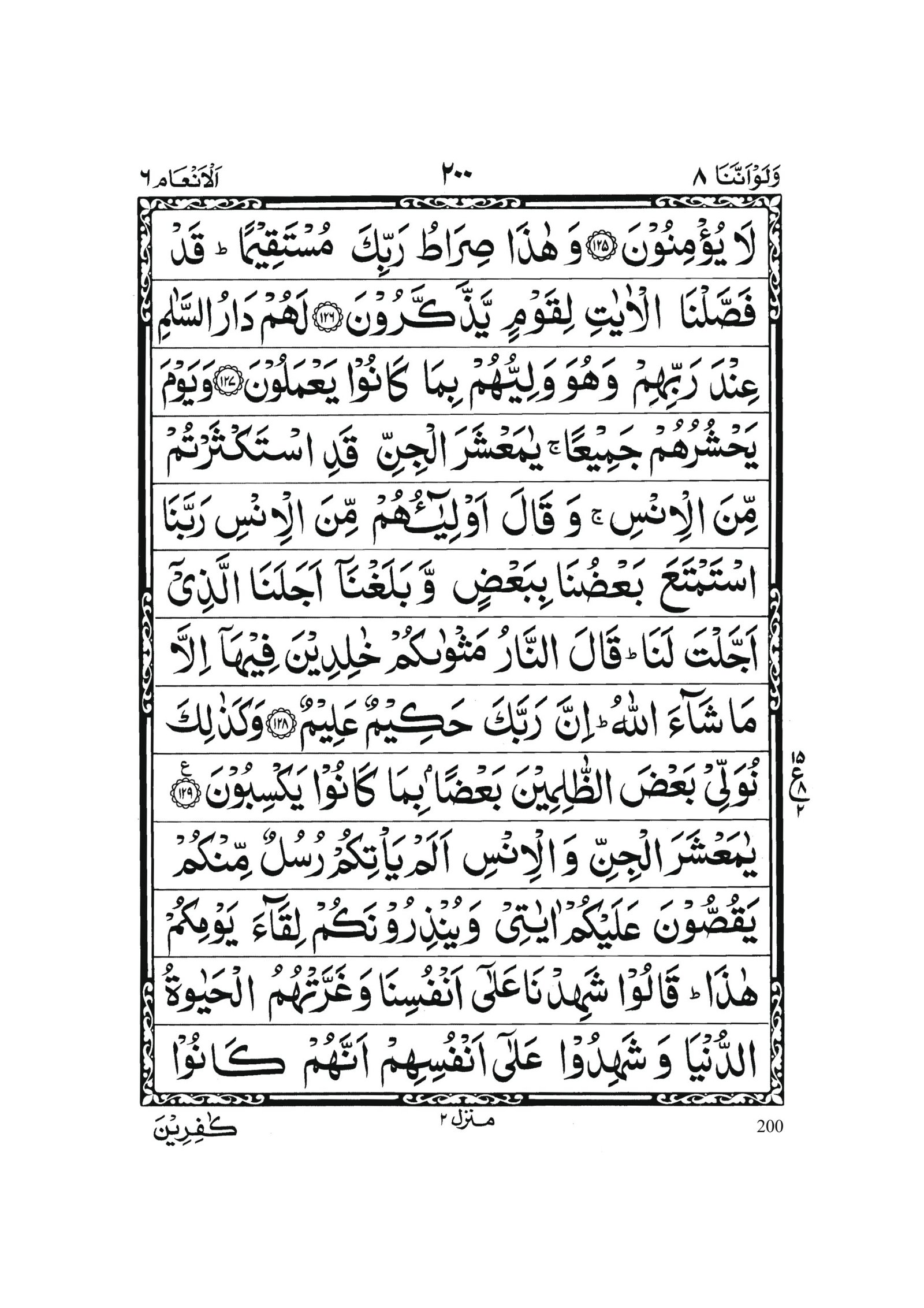 Surah Al Anam in Quran 0199 