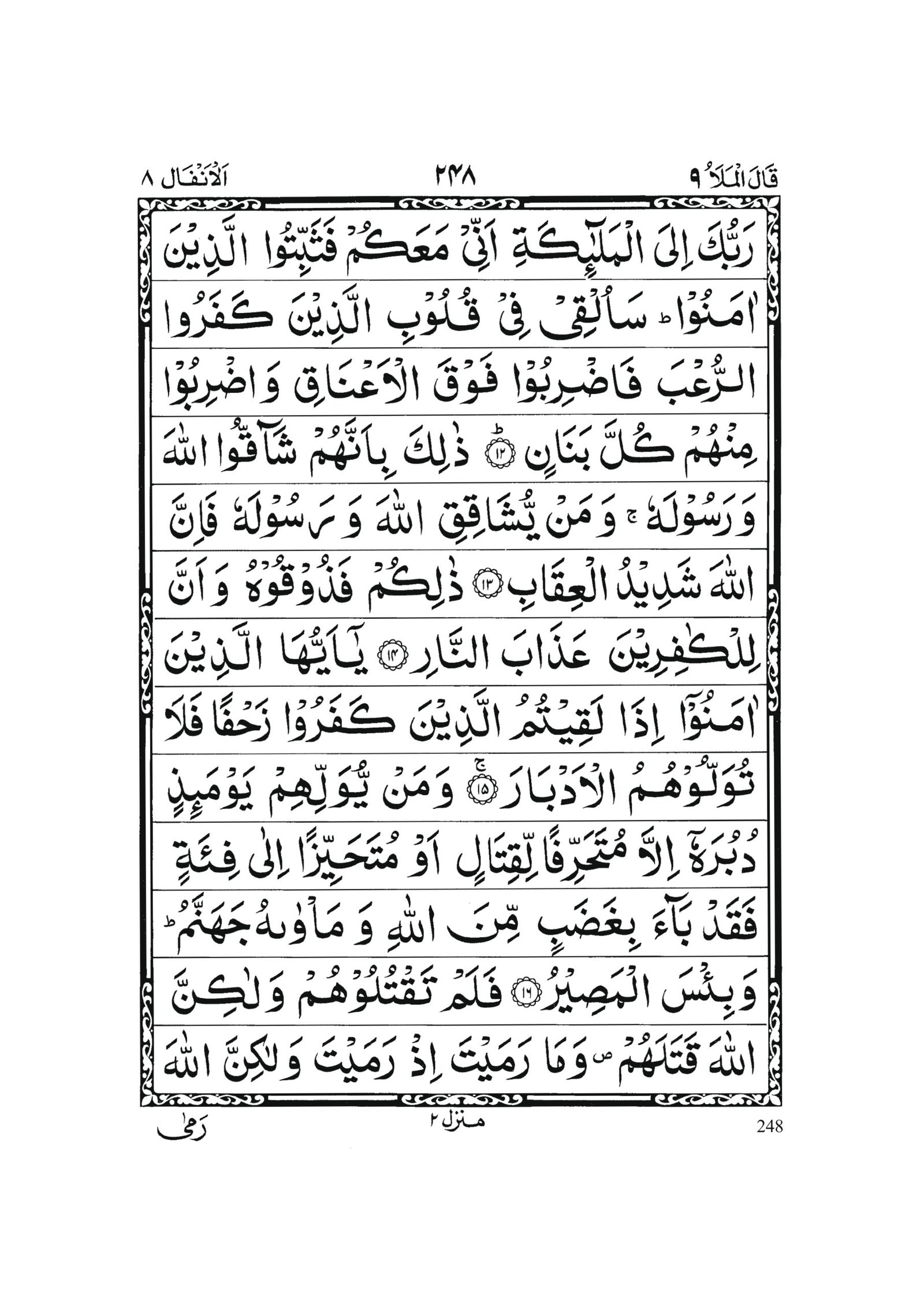 Surah Al Anfal in Quran 0247 