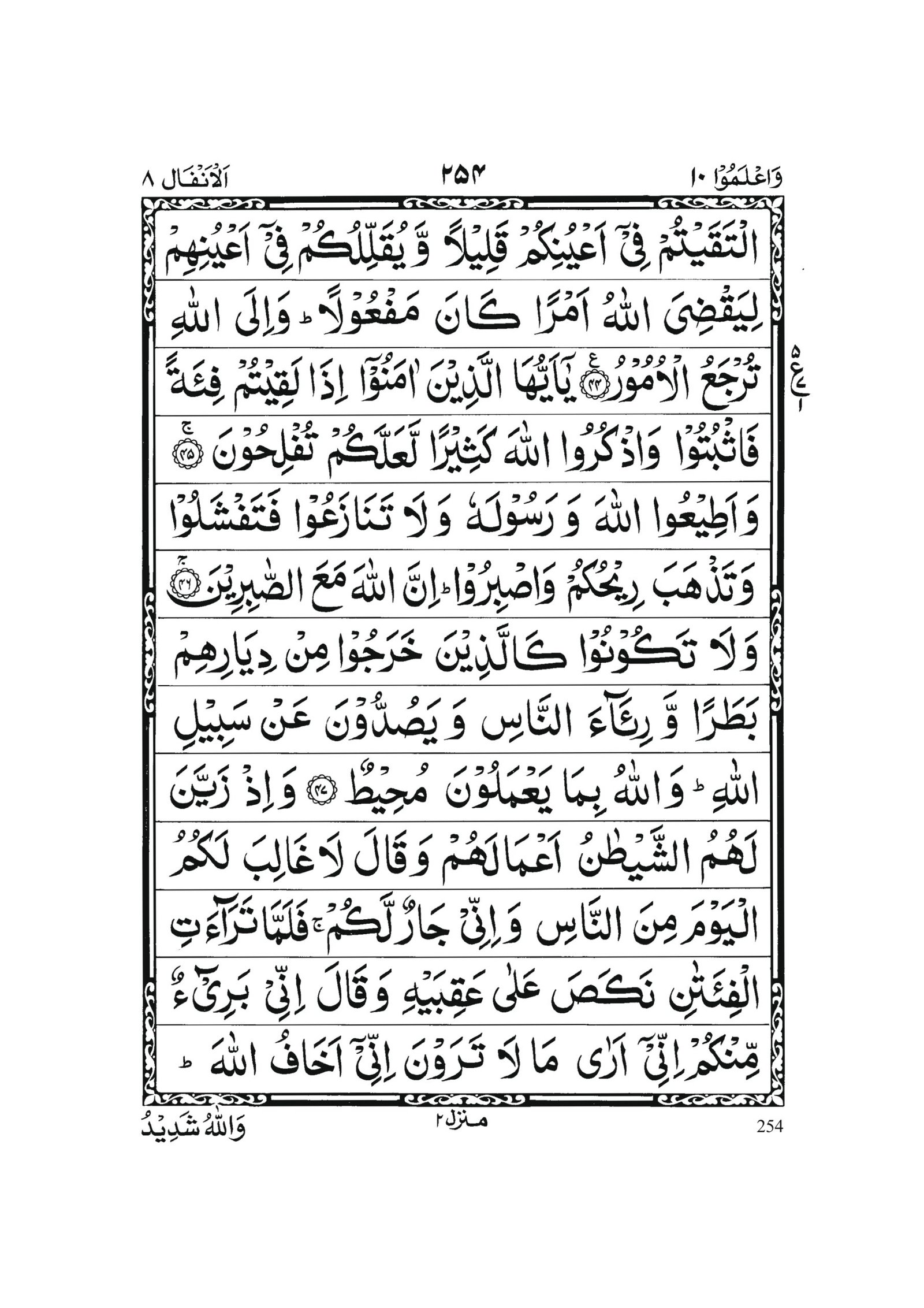 Surah Al Anfal in Quran 0253 