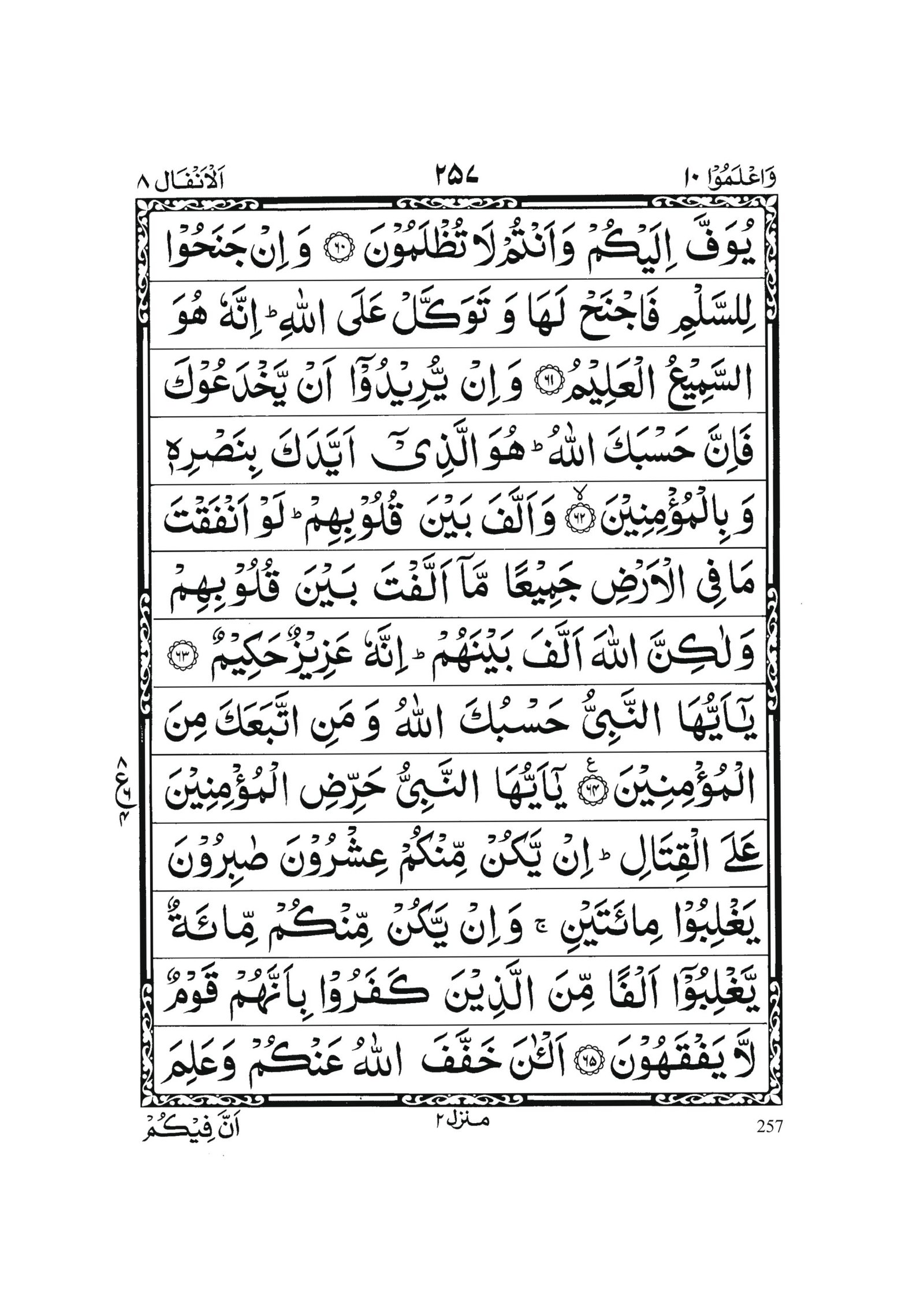 Surah Al Anfal in Quran 0256 