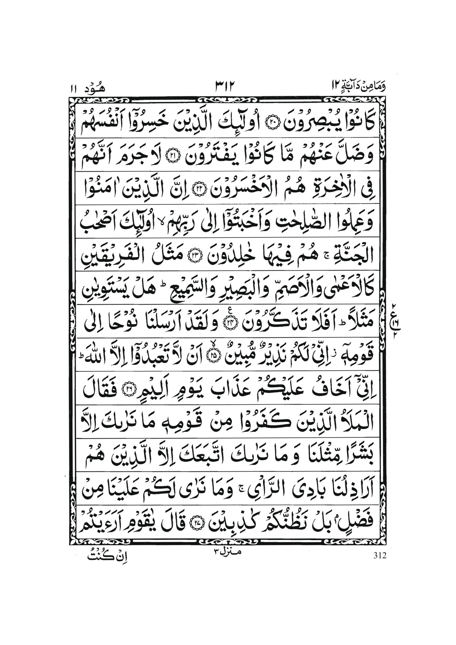 Surah Hud in Quran 0311 