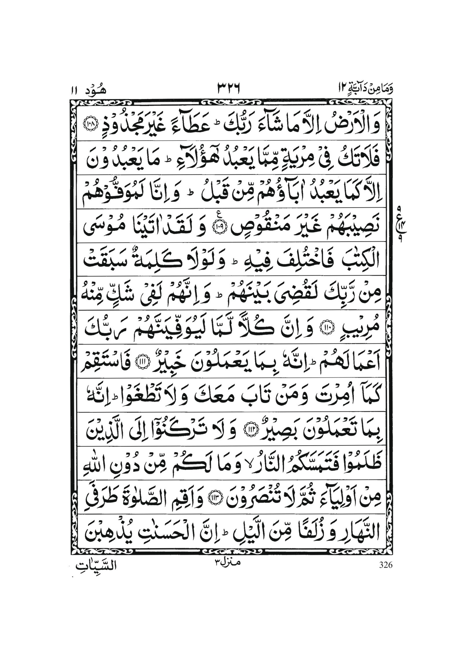 Surah Hud in Quran 0325 