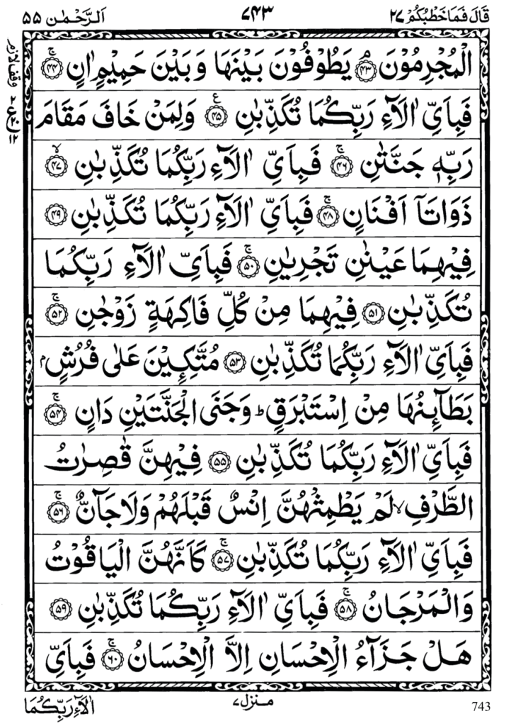 Surah Ar rahman Ayat 43 to 60